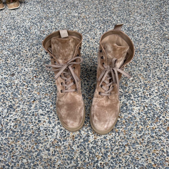 Gianvito Rossi Foster Camel Suede Ankle Boot 38.5 EU - Picture 4 of 13